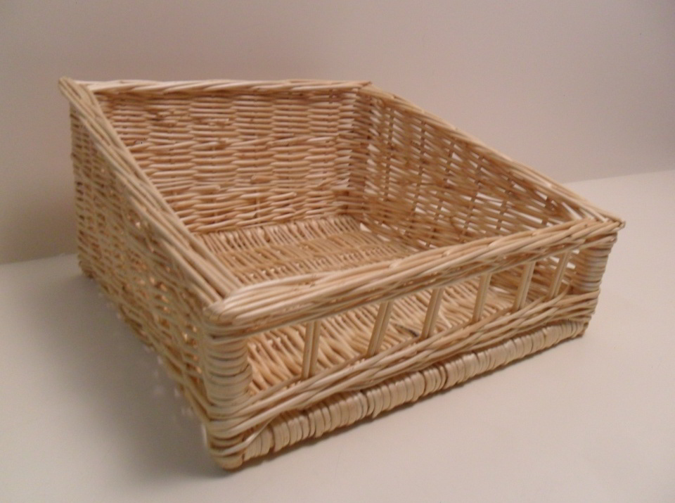 20 Cestini Intrecciati In Plastica Marrone 18x18x8 Cm: Porta Pane, Frutta E Snack Per Cucina, Ristoranti E Regali Fai Da Te - 2